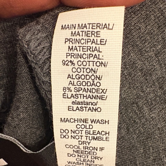 Adidas Women's Black Leggings with Pink Logo - Picture 3 of 3